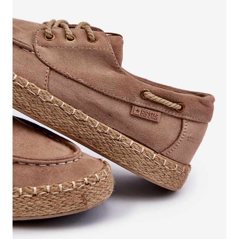Men's Lace-Up Espadrilles Big Star NN174054 Beige 1 Men's Lace-Up Espadrilles Big Star NN174054 Beige 1
