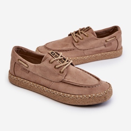 Men's Lace-Up Espadrilles Big Star NN174054 Beige 2 Men's Lace-Up Espadrilles Big Star NN174054 Beige 2