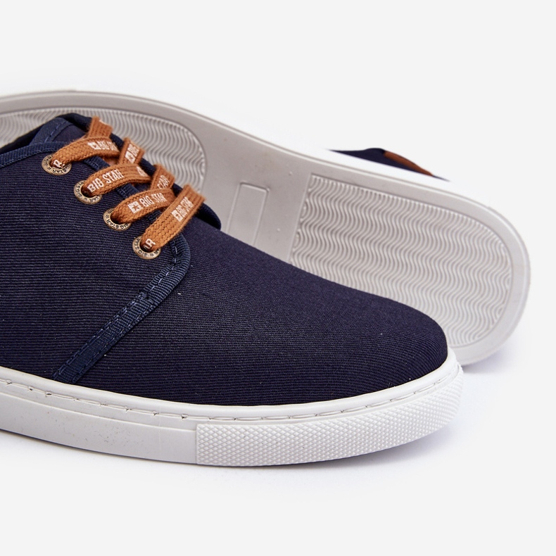 Big Star Men's Sneakers NN176002 Memory Foam System Navy Blue 2