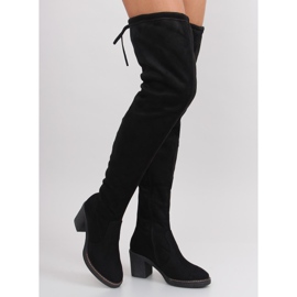 Over-boots on a comfortable heel RB06 black 2