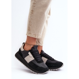 Women's Sneakers on the Big Star Platform NN274502 Memory Foam System Black 2