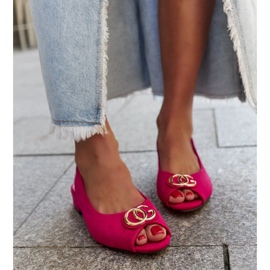 Warda leather insole sandals pink 1