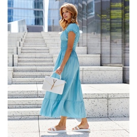 Ferrei white rubber flip-flops 1