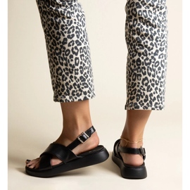 Black Burnet platform sandals 1 Black Burnet platform sandals 1