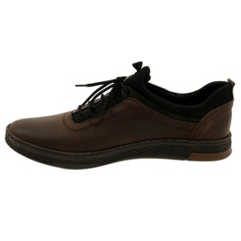Polbut Casual leather men's shoes K24 brown 3 Polbut Casual leather men's shoes K24 brown 3