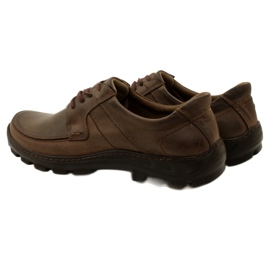 KOMODO Leather men's shoes 853 brown 5 KOMODO Leather men's shoes 853 brown 5