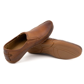 Olivier Men's leather loafers 4206 brown 4