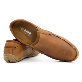 Olivier Men's leather loafers 4206 brown 3