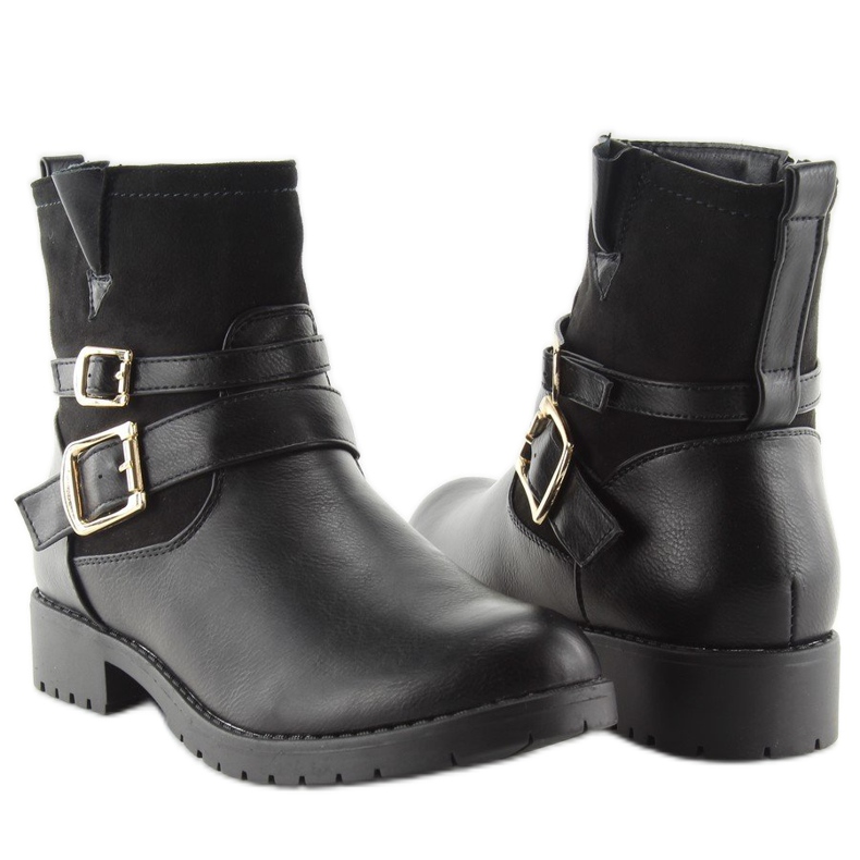 Black Workery boots Y8562 black 2