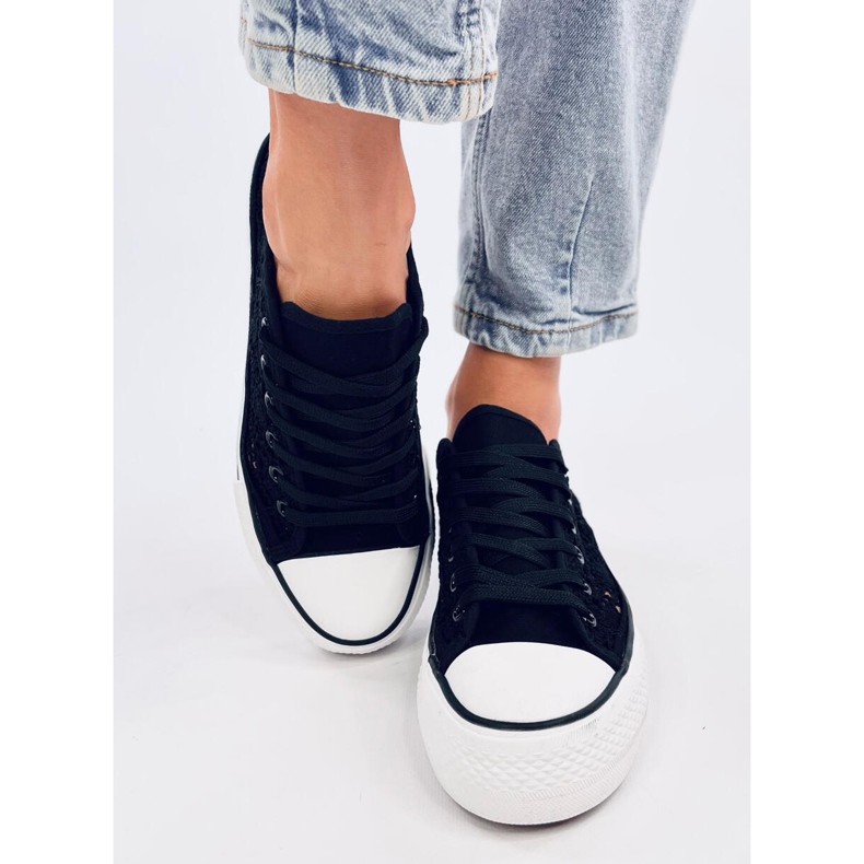 Ferrie Black lace sneakers 1 Ferrie Black lace sneakers 1