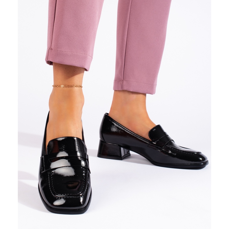 Black patent loafers by Sergio Leone 1 Black patent loafers by Sergio Leone 1
