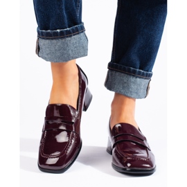 Sergio Leone burgundy patent loafers red 2 Sergio Leone burgundy patent loafers red 2