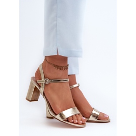 Golden Glindra high heel sandals 2