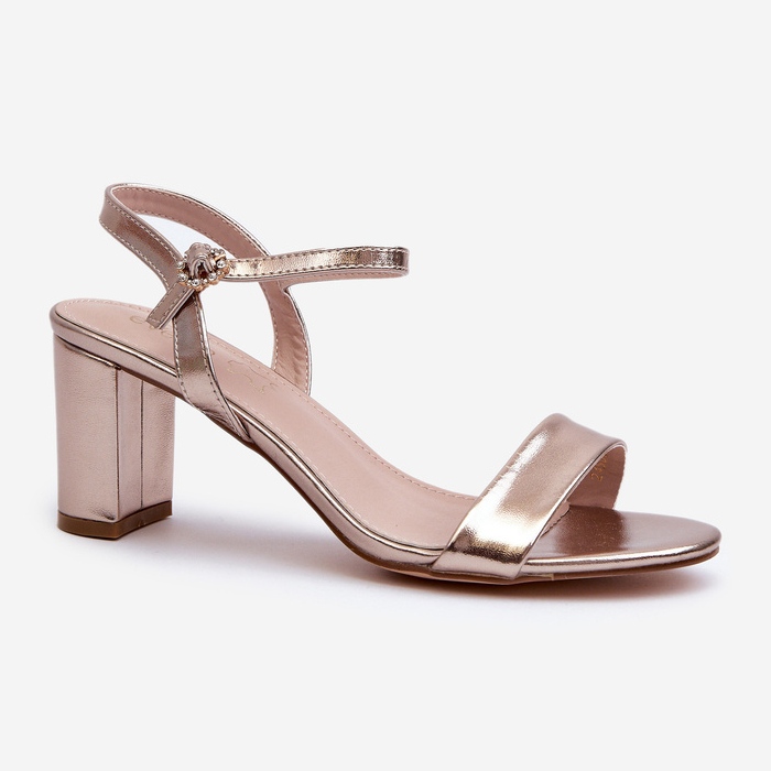 Champagne Glindra High Heel Sandals golden 1