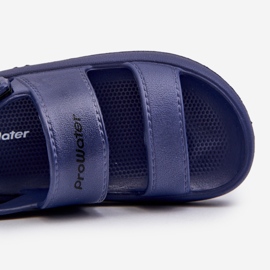 Light Velcro Foam Sandals ProWater PRO-24-05-01K Navy Blue 2