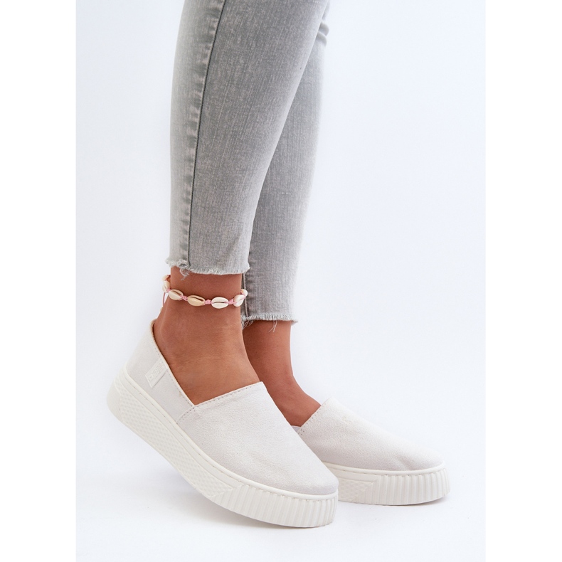 Big Star Women's Platform Sneakers NN276006 Memory Foam System White 2