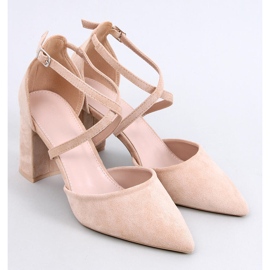 Thois Beige cross-strap pumps 1 Thois Beige cross-strap pumps 1