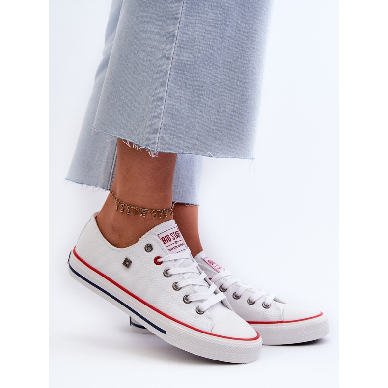 Big Star Women's Sneakers NN274656 HI-POLY System White 2