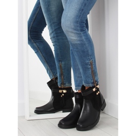 Black women's boots Y8567 black 1