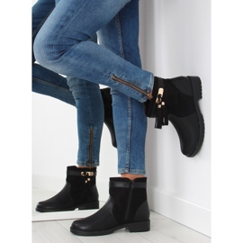 Black women's boots Y8567 black 2