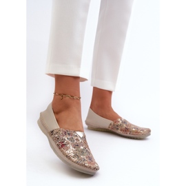 Women's Leather Ballerinas Maciejka 1930B-04 Beige 2 Women's Leather Ballerinas Maciejka 1930B-04 Beige 2