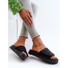 Women's Platform Flip-Flops Big Star NN274772 Black 1