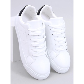 Minar Black women's sneakers white 1