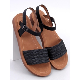 Salinon Black boho style sandals 1