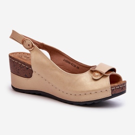 Women's Light Wedge Sandals Comfort Shoes Beige Efravia 1