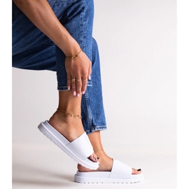 Big Star white slippers LL274428 1