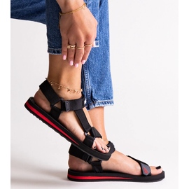 Big Star DD274A282 black sports sandals 2