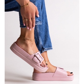 Pink Big Star NN274A663 flip-flops 1