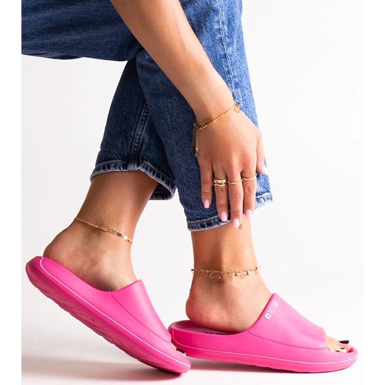 Dark pink Big Star NN274A041 flip-flops 1