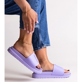Purple Big Star LL274426 flip-flops 1