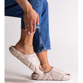 Beige flip-flops Big Star LL274593 801 1