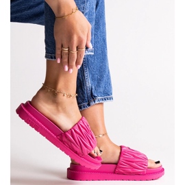 Pink flaps with ruffles Big Star NN274A749 1