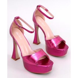 Platform sandals from Akiva Fuchsia pink 1