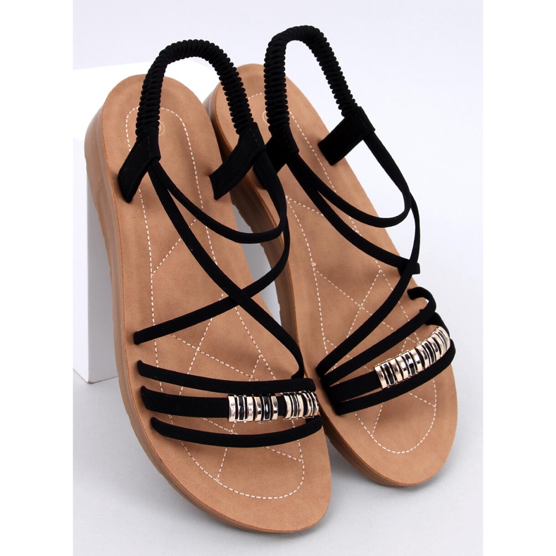 Rostani Black women's sandals 1