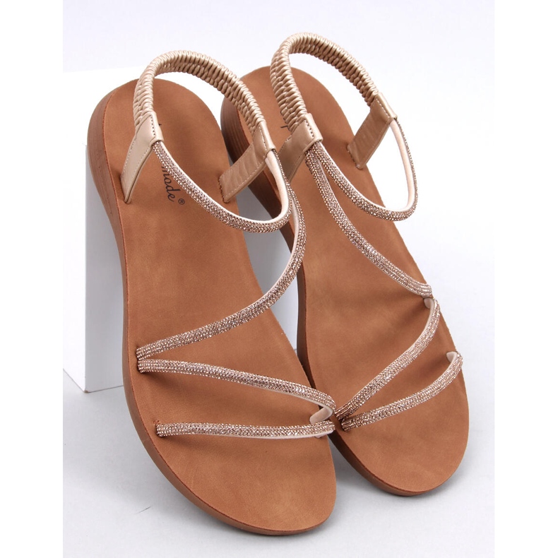 Prostis Gold lightweight women's sandals golden 1