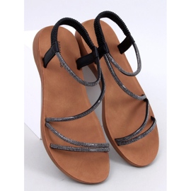 Light women's sandals Prostis Black 1