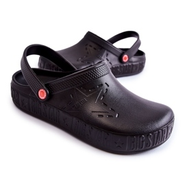 Men's Light Slippers Kroks Big Star II175001 Black 3