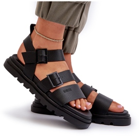 Women's eco-leather sandals big star nn274065 black 4 Women's eco-leather sandals big star nn274065 black 4