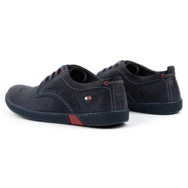 Antex Men's casual shoes 302 navy blue 5