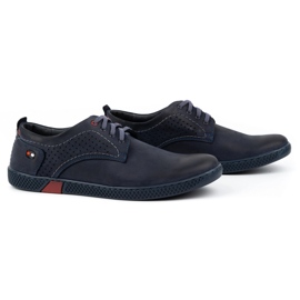 Antex Men's casual shoes 302 navy blue 2