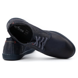Antex Men's casual shoes 302 navy blue 3