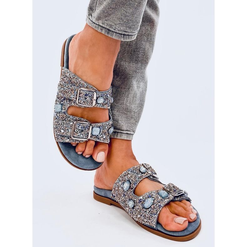 Coult Blue stone flip flops 2