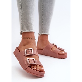 Women's Smooth Flip-Flops ZAXY HH285156 Dirty Pink 1