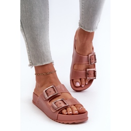 Women's Smooth Flip-Flops ZAXY HH285156 Dirty Pink 2