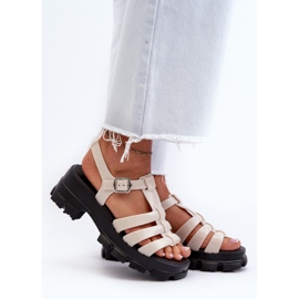 Fragrant ZAXY Women's Sandals NN285040 Light beige 2