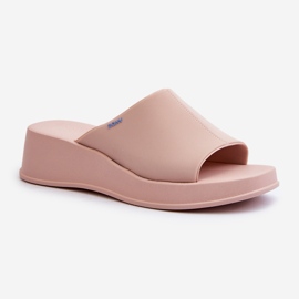 Scented Women's Wedge Flip-Flops ZAXY LL285083 Light Pink 2